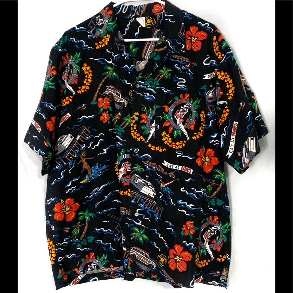 Vintage 10th anniversary Ruby’s Hawaiian button down shirt
